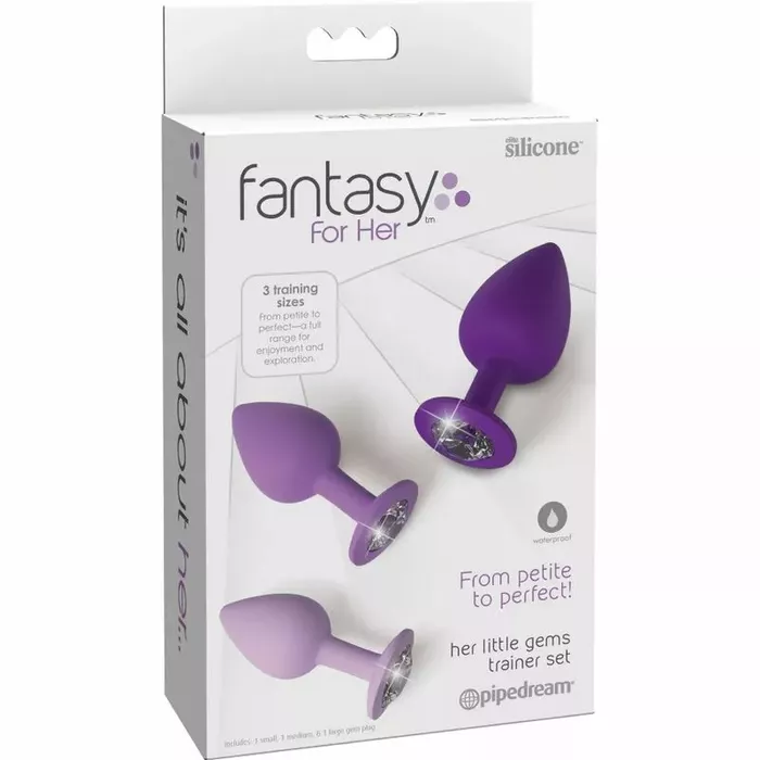Fantasy For Her Violet anālo noslēdzošo daļu komplekts - 3 gab. Photo 4