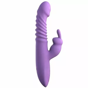 Fantasy for Her Rabbit klitora stimulators ar sildīšanas, oscilācijas un vibrācijas funkcijām, violets