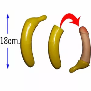 diablopicante DIABLO PICANTE - PENIS BANANA D-236727, rotaļlietas formāksilikona aksesuārs