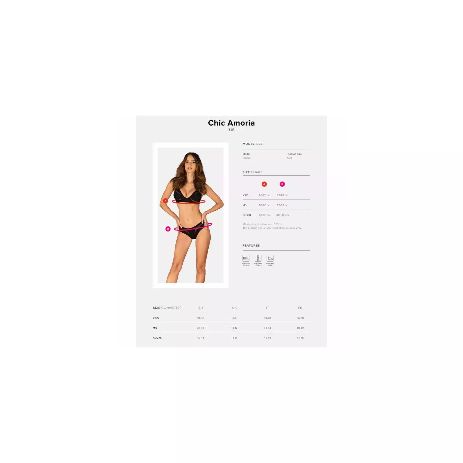 Lingerie OBSESSIVE XL/2XL D-237427 Photo 7