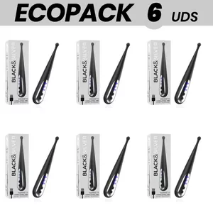 Vibratori black&silver Kenneth stimulating vibe ECOPACK 6 vienības