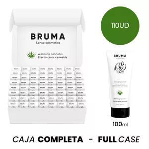 Sildošs slīdēšanas gels BRUMA SATIVA ar sativa sēklu eļļu, kanabisa aromātu — 100 ml intīmam masāžai