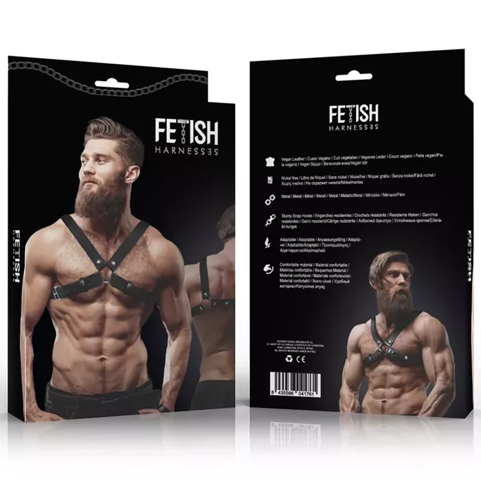 Krūšu josta FETISH SUBMISSIVE ATTITUDE — Regulējama ekosāda Photo 4