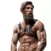 Men's Eco-Leather Chest Bulldog Harness D-235871 Photo 3