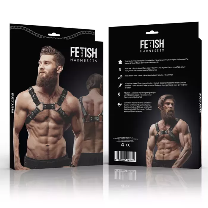 FETISH SUBMISSIVE ATTITUDE Bulldog krūšu siksna Photo 4