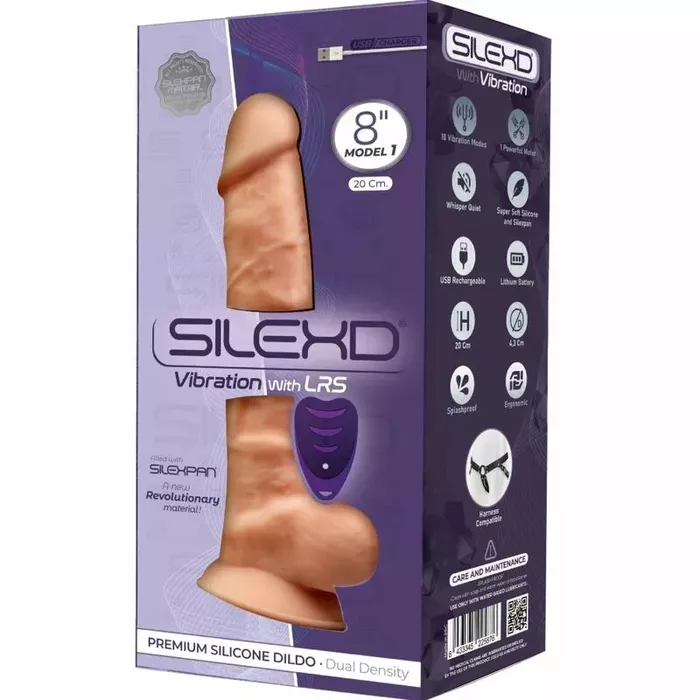 Dildo SILEXD Model 8 Vibration — 20 cm silicone Photo 3
