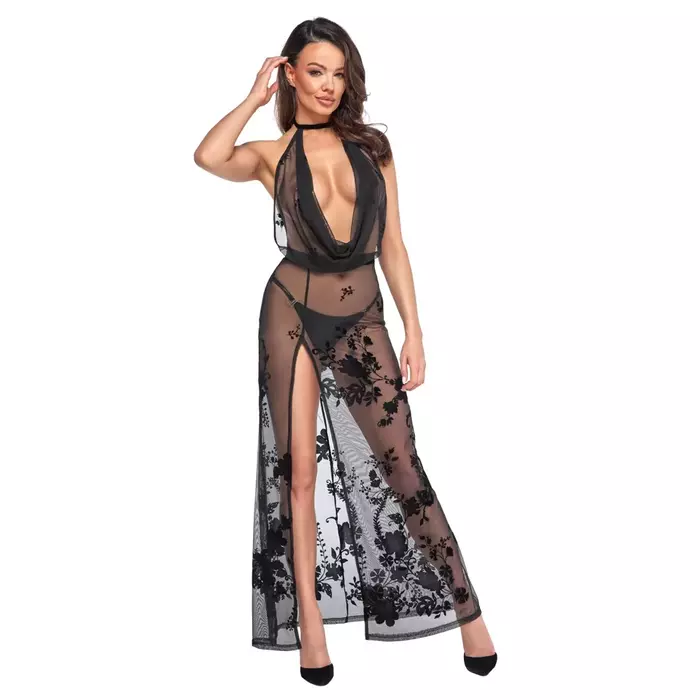 Dress Noir Libido long halterneck, size XL Photo 2