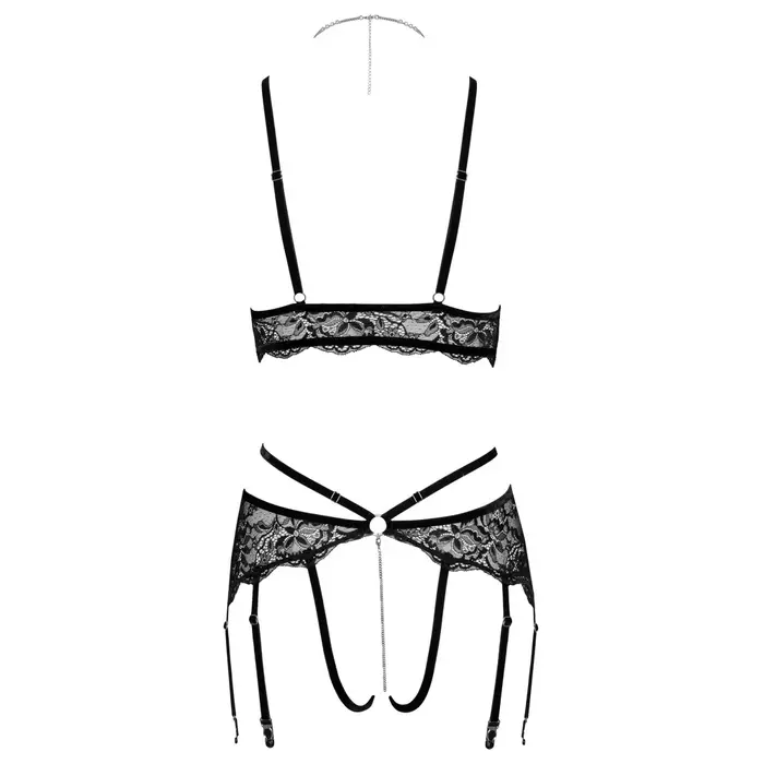 Open-style lace bra set Bodie — abierta fina, size L Photo 12