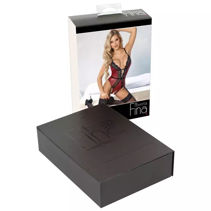abierta fina body S open-design bodysuit, size S Photo 10