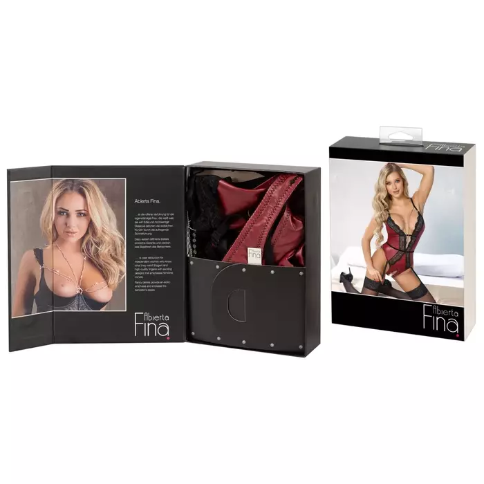 abierta fina body S open-design bodysuit, size S Photo 11