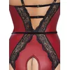 Bodysuit abierta fina 26434563031 — red/black, size M Photo 7
