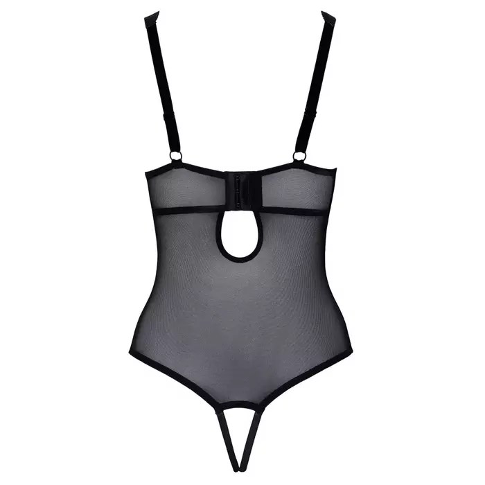 Body (lace) Cottelli Collection S — crotchless fitted body Photo 9
