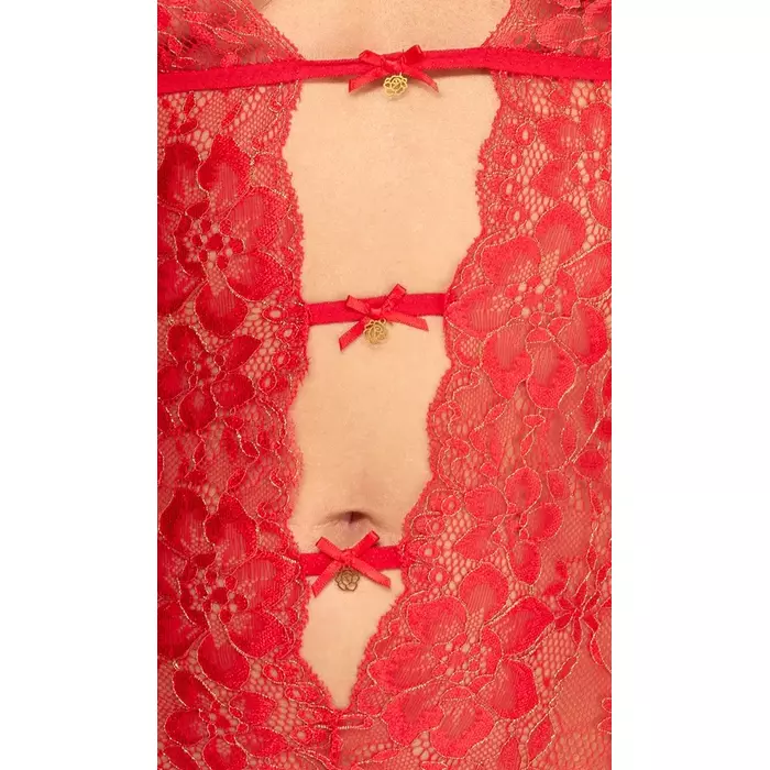 kissable Body bodijs 'Body' — sarkans L/XL Photo 4