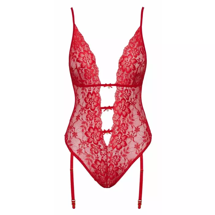 kissable Body bodijs 'Body' — sarkans L/XL Photo 5