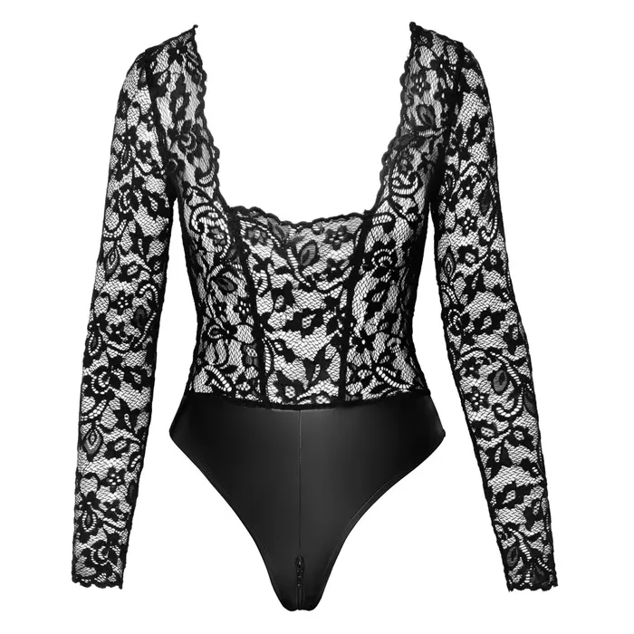 Noir боди XL — кружево, длинные рукава, power-wet Photo 7