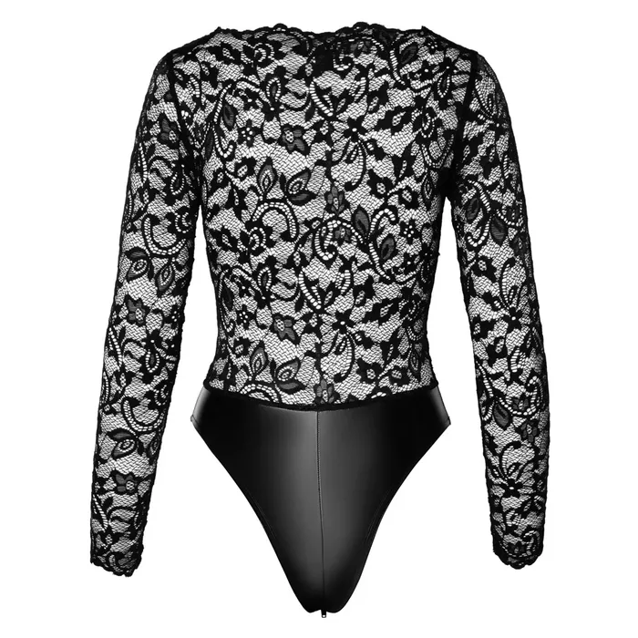 Noir боди XL — кружево, длинные рукава, power-wet Photo 8