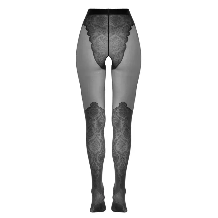 Cottelli Collection crotchless tights 2 Photo 8