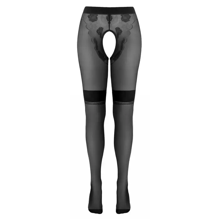 Cottelli Collection Crotchless Tights 5 — women's crotchless tights Photo 7