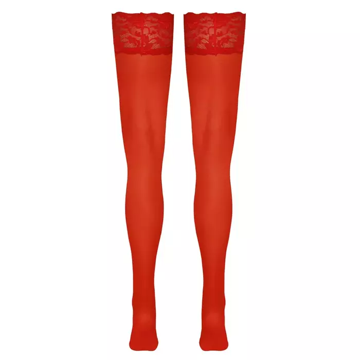 Cottelli Collection hold-ups red 4 hold-up stockings Photo 9