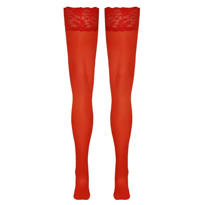 Cottelli Collection hold-up stockings red 20 den Photo 9