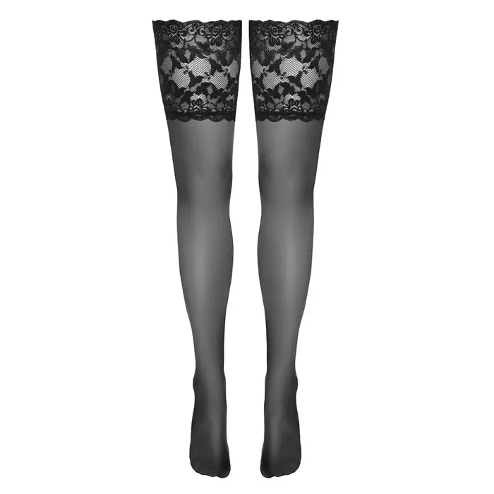 Hold-up stockings Cottelli Collection HoldUps black 1 Photo 7