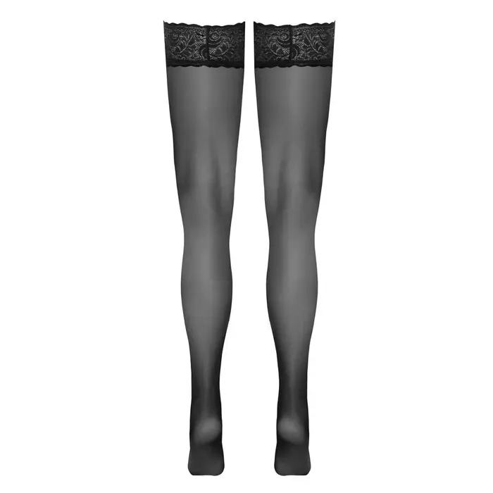 Thigh-high hold-up stockings Cottelli Collection 20 den Photo 9