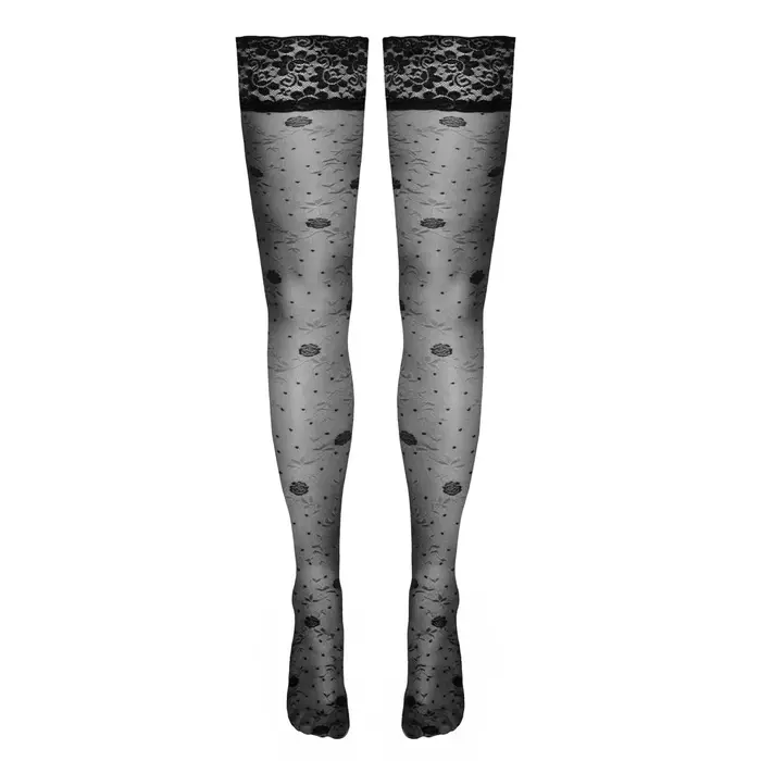 Cottelli Collection Hold-ups Rose 2 — women's hold-up stockings Photo 7