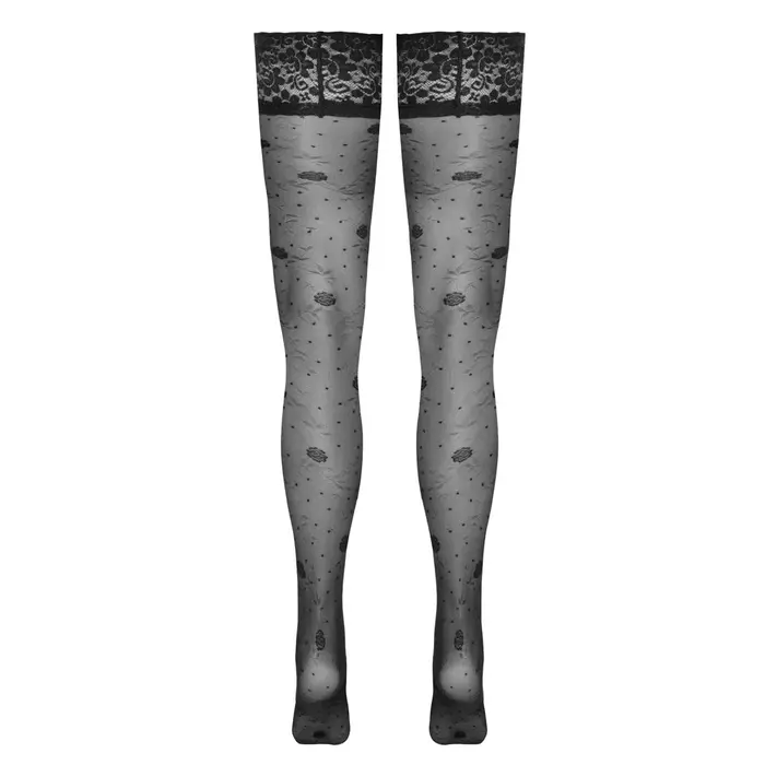 Hold-up stockings Cottelli Collection Hold-ups Rose 4 Photo 8