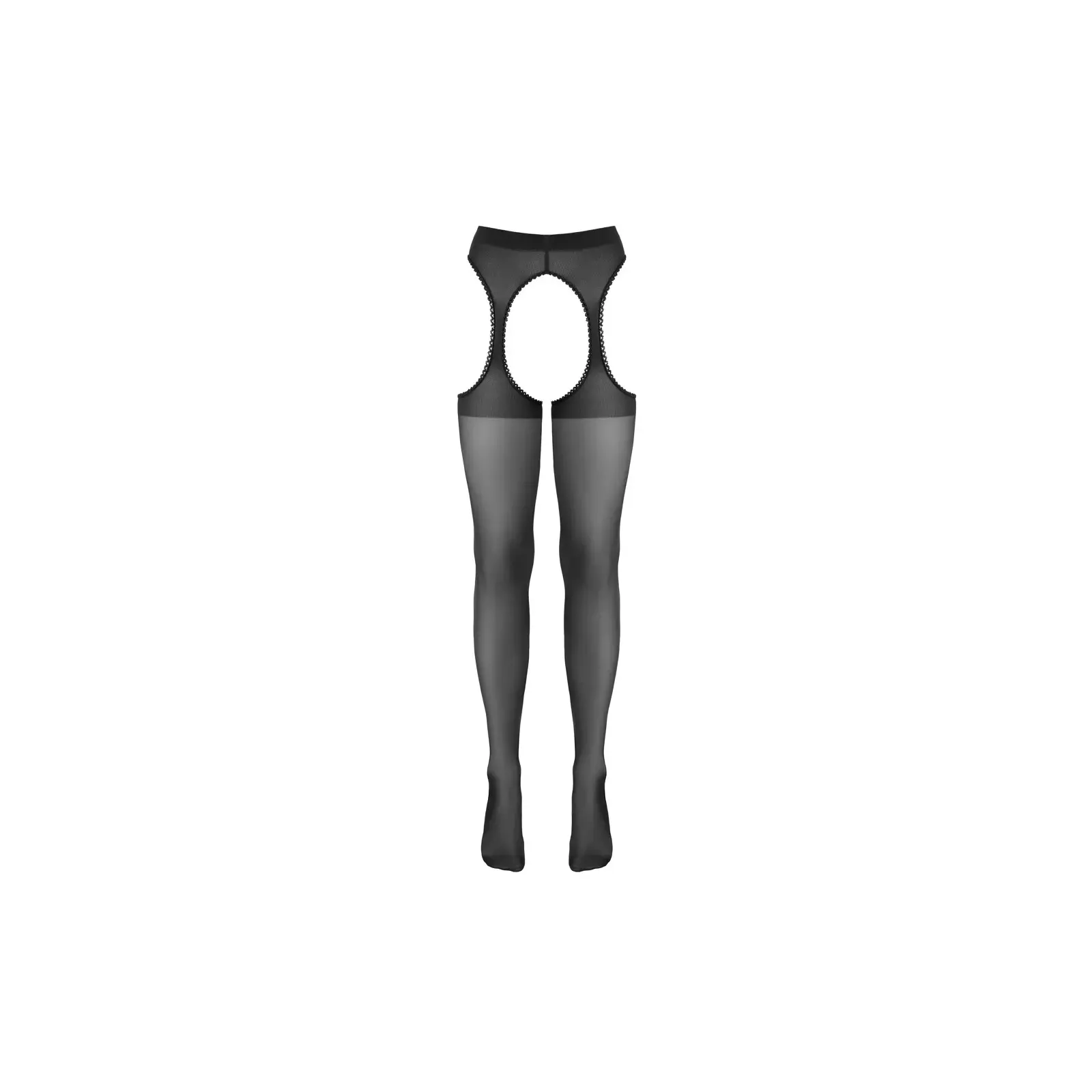 Suspender Stockings Black 2 - Cottelli Collection Photo 6