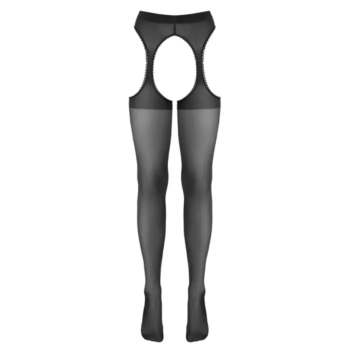 Cottelli Collection Suspender Stockings melni — 20 den Photo 6