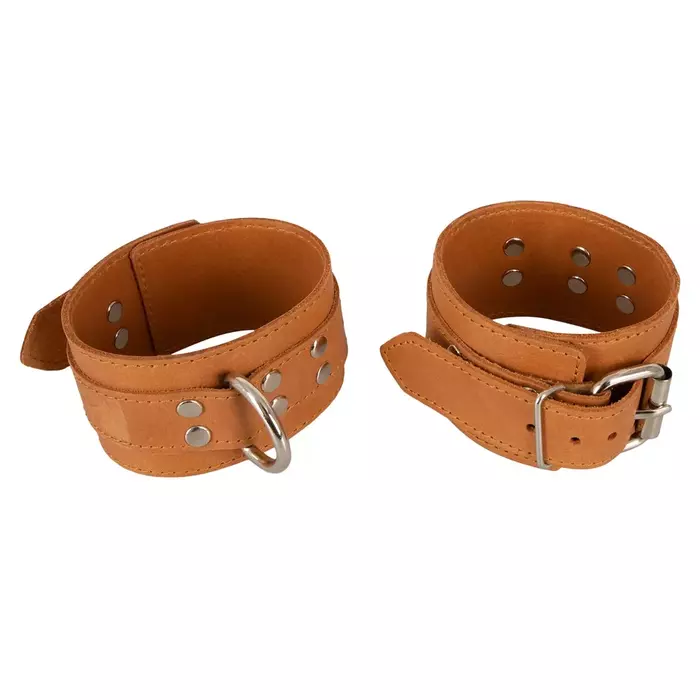 Leather cuffs ZADO Leather Cuffs natural — adjustable 17–24 cm Photo 2