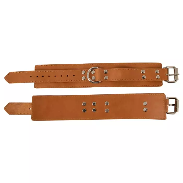 Leather cuffs ZADO Leather Cuffs natural — adjustable 17–24 cm Photo 3