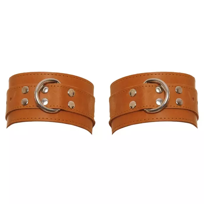 Leather cuffs ZADO Leather Cuffs natural — adjustable 17–24 cm Photo 4