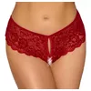 Cottelli Collection бесшовные трусики с разрезом, красные S Photo 2