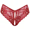 Cottelli Collection бесшовные трусики с разрезом, красные S Photo 5