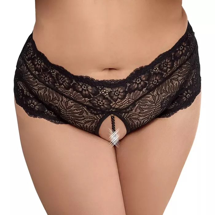Cottelli Collection Panties w Pearls XL — женские трусики Photo 2