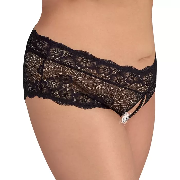 Cottelli Collection Panties w Pearls XL — женские трусики Photo 3