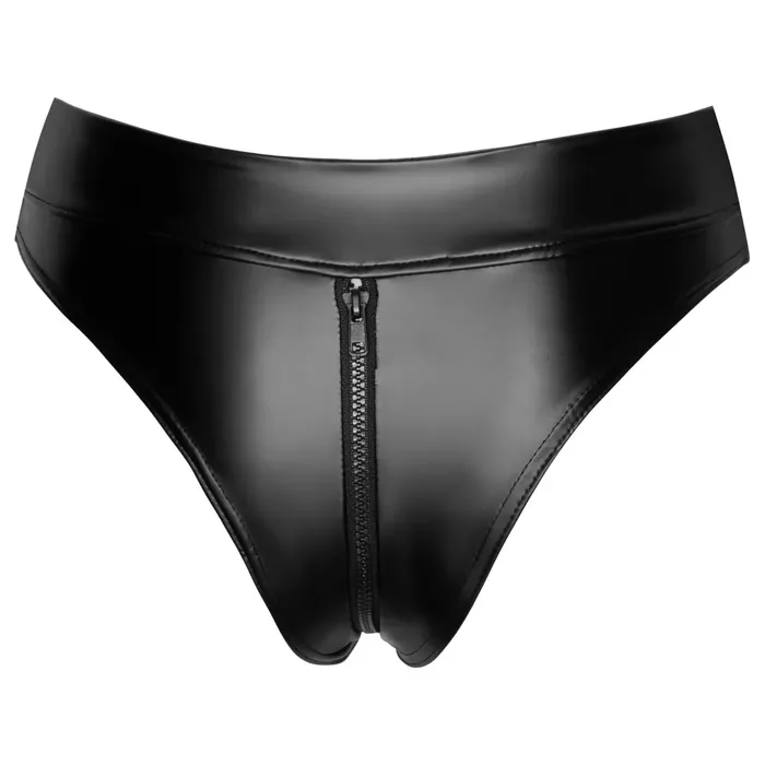 Noir Thong Zip XL — waist-high thong, size XL Photo 8