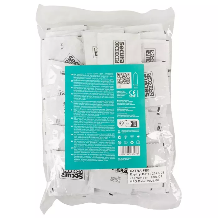 Презервативы Secura Extra Feel — 100 шт. Photo 2