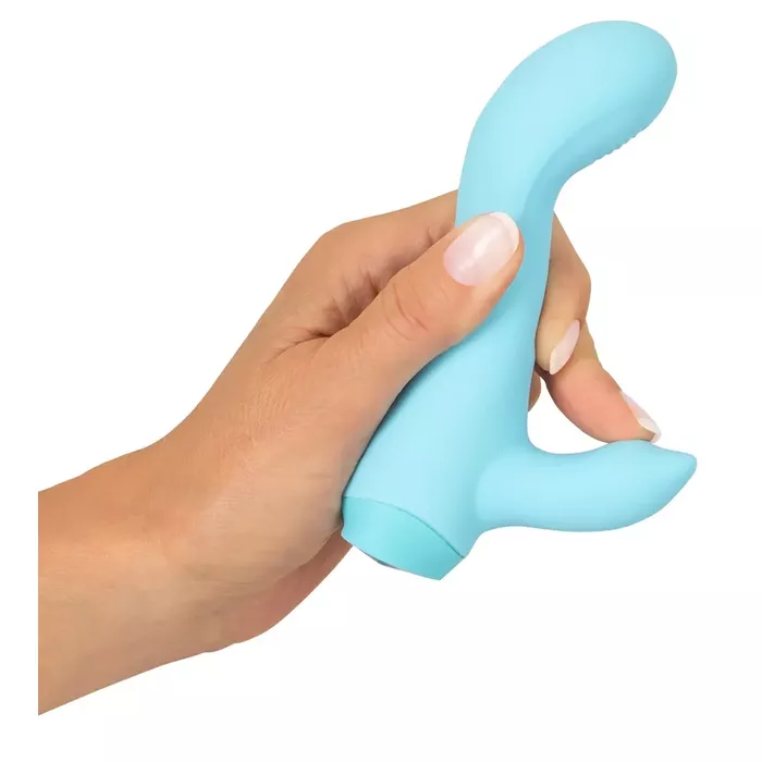 Cuties Mini Vibrator Blue — silicone compact vibrator Photo 9