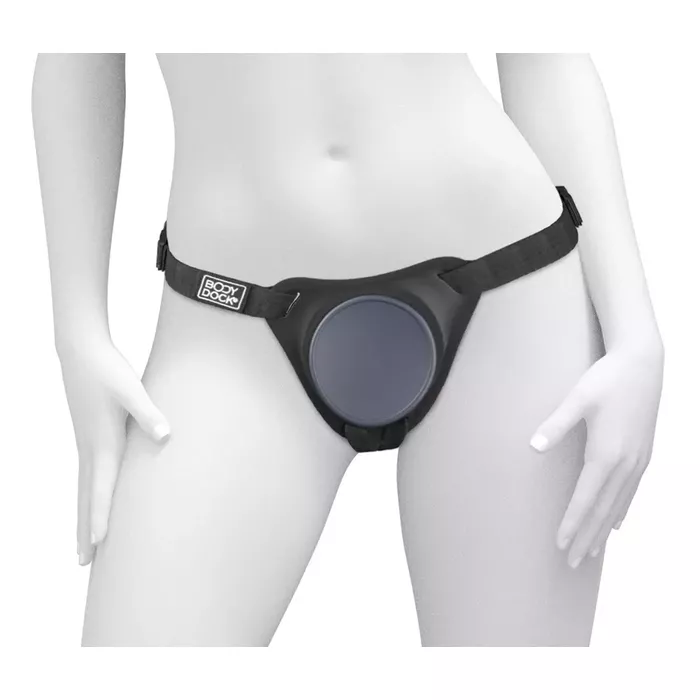 Strap-on harness Body Dock Elite with silicone docking plate Photo 2