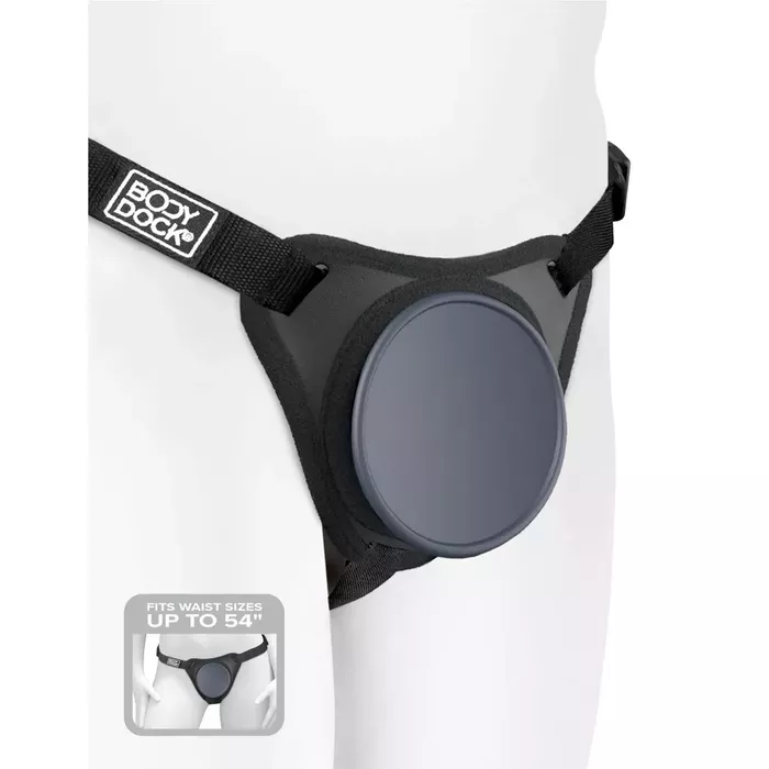 Strap-on harness Body Dock Elite with silicone docking plate Photo 3