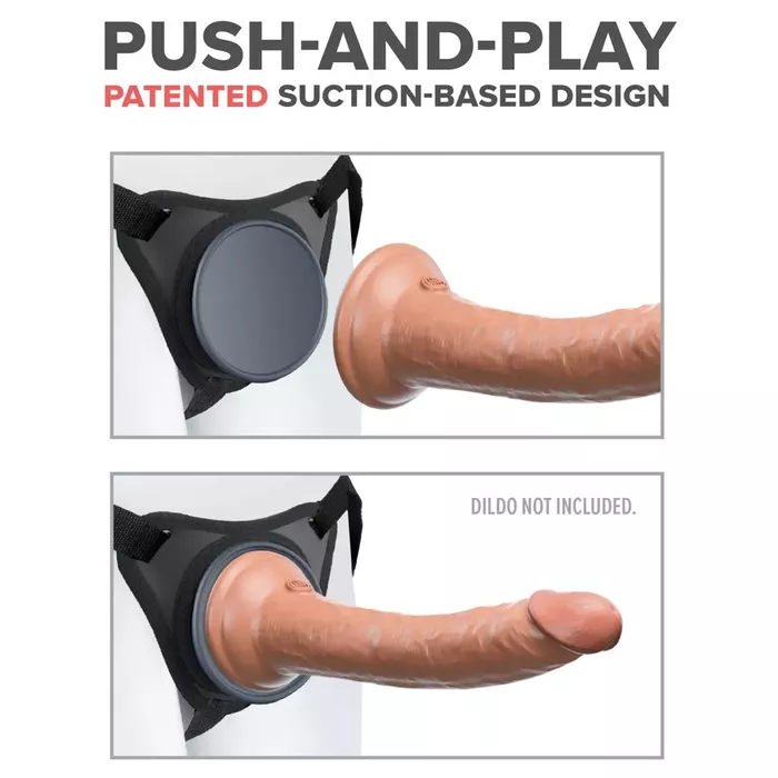 Strap-on harness Body Dock Elite with silicone docking plate Photo 7