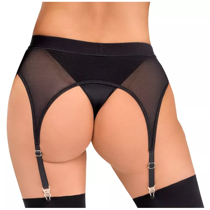 Strap-on biksītes Bad Kitty Suspender Thong 2XL Photo 3
