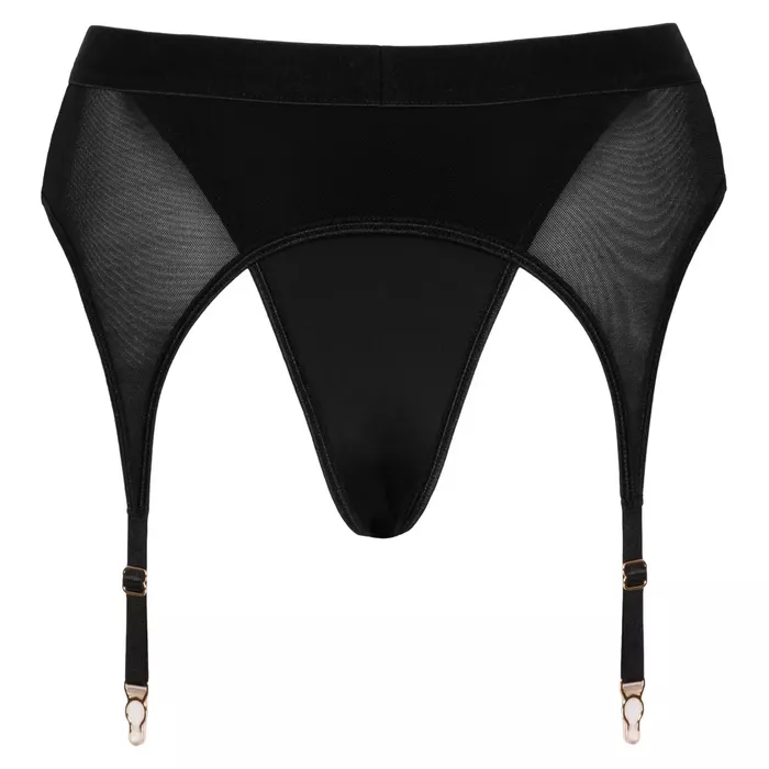 Strap-on biksītes Bad Kitty Suspender Thong 2XL Photo 7