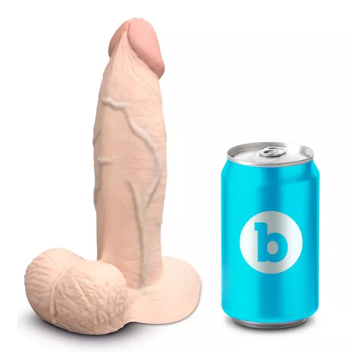Dildo b-vibe Slipskin 7" Girthy — silicone, realistic Photo 2