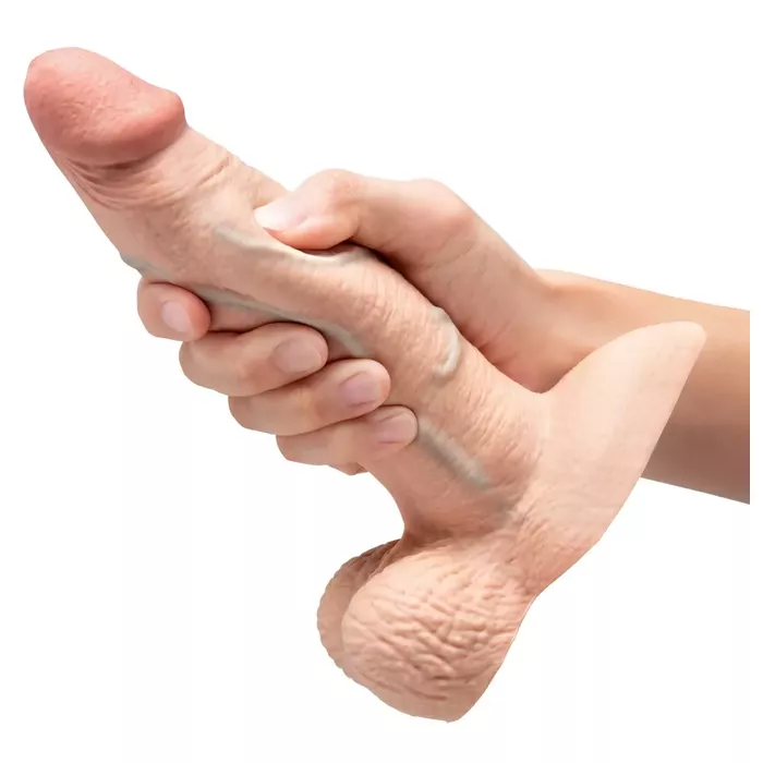 Dildo b-vibe Slipskin 7" Girthy — silicone, realistic Photo 7