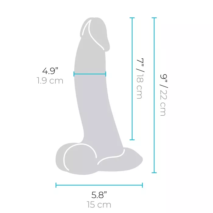 Dildo b-vibe Slipskin 9" Curved — silicone curved 22.3 cm Photo 11