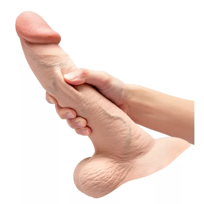 Dildo b-vibe slipskin 10" curved — silicone 22.3 cm Photo 8