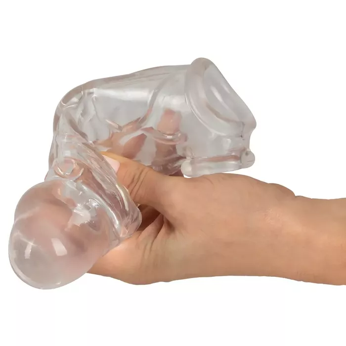 Penis sleeve Crystal Crystal Clear — transparent TPE 19.2 cm Photo 6